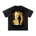 Snow Washed Oversized Cotton T-Shirt PCER brand