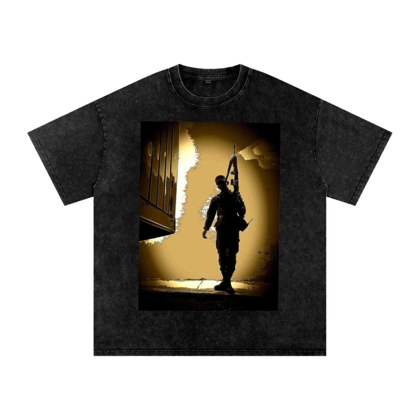 Snow Washed Oversized Cotton T-Shirt PCER brand