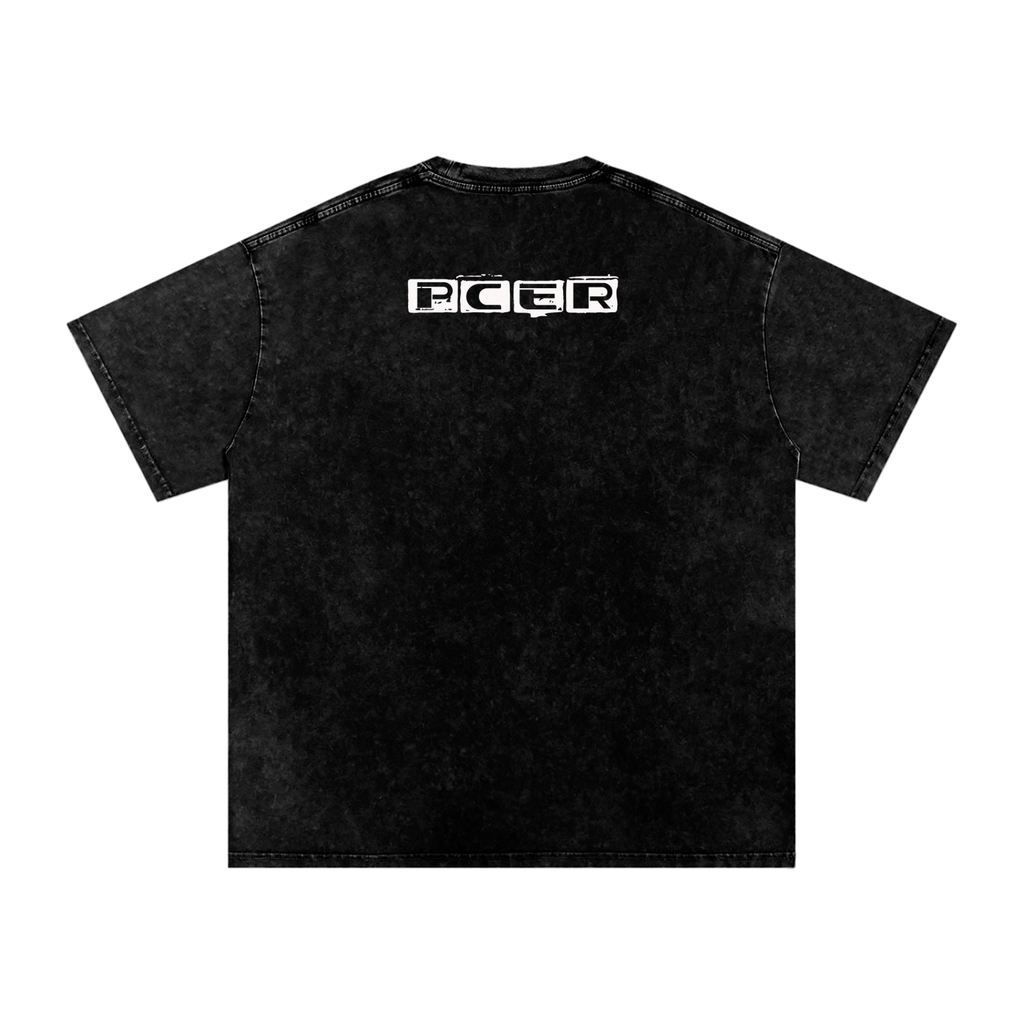 Snow Washed Oversized Cotton T-Shirt PCER brand